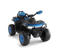 Quad Eléctrico Todoterreno，Vehículos Eléctricos para Niños De 12 v, ATV para Niños De 3 a 8 Años, 2 Motores, Mando a Distancia para Padres,LED, Música, Bluetooth, USB, 95 x 56 x 55 cm