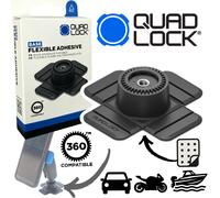 QUAD LOCK 360 Base Adaptador Flexible Pegamento para Camara de Coche Teléfono