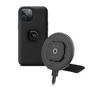 QUAD LOCK Adhesivo para salpicadero/guantera Soporte para teléfono de Coche con Cabezal de Carga Inalámbrica mag V2 y Funda mag para iPhone 12 Pro MAX