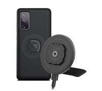 QUAD LOCK Adhesivo para salpicadero/guantera Soporte para teléfono de Coche con Cabezal de Carga Inalámbrica mag V2 y Funda mag para Galaxy S20 FE