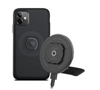 QUAD LOCK Adhesivo para salpicadero/guantera Soporte para teléfono de Coche con Cabezal de Carga Inalámbrica mag V2 y Funda mag para iPhone 11