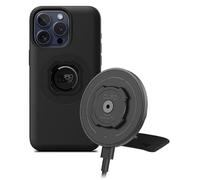 QUAD LOCK Adhesivo para salpicadero/guantera Soporte para teléfono de Coche con Cabezal de Carga Inalámbrica mag V2 y Funda mag para iPhone 15 Pro MAX