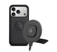 Quad Lock Kit de soporte adhesivo para salpicadero/consola de coche con cabezal de carga inalámbrico MAG V2 y funda de teléfono MAG para iPhone 17 Pro