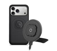 Quad Lock Kit de soporte adhesivo para salpicadero/consola de coche con cabezal de carga inalámbrico MAG V2 y funda de teléfono MAG para iPhone 17 Pro Max
