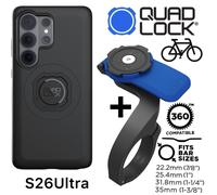 Quad Lock Mag Funda Paquete Bicicleta Móvil + Frente Monte V3 Galaxy S26 Ultra