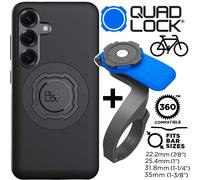 Quad Lock Mag Funda Paquete Bicicleta para Móvil + Frente Monte V3 Galaxy S24Fe