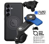 Quad Lock Motocicleta Soporte Móvil + Antivibrador + Mag Funda para Galaxy S25