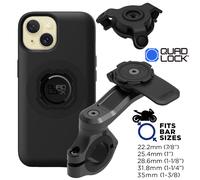 Quad Lock Motocicleta Soporte Móvil Pro + Antivibrador + Mag Funda IPHONE 15