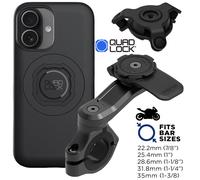 Quad Lock Motocicleta Soporte Móvil Pro Antivibrador Mag Funda IPHONE
