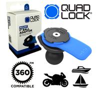 Soporte adaptador bola moto Quad Lock RAM 1"