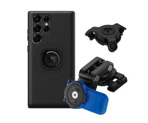 QUAD LOCK Soporte de Teléfono para Depósito del Líquido del Freno de Moto con Amortiguador de Vibraciones y Funda mag para Galaxy S22 Ultra