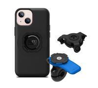 QUAD LOCK Soporte de Teléfono para Espejo de Moto con Amortiguador de Vibraciones y Funda mag para iPhone 13 Mini