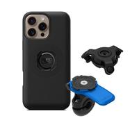 QUAD LOCK Soporte de Teléfono para Espejo de Moto con Amortiguador de Vibraciones y Funda mag para iPhone 16 Pro MAX