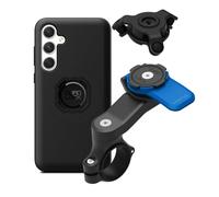 QUAD LOCK Soporte de Teléfono para Manillar de Moto con Amortiguador de Vibraciones y Funda mag para Galaxy A35