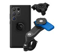 QUAD LOCK Soporte de Teléfono para Manillar de Moto con Amortiguador de Vibraciones y Funda mag para Galaxy S24 Ultra