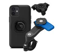 QUAD LOCK Soporte de Teléfono para Manillar de Moto con Amortiguador de Vibraciones y Funda mag para iPhone 12 Mini