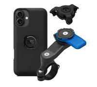 QUAD LOCK Soporte de Teléfono para Manillar de Moto con Amortiguador de Vibraciones y Funda mag para iPhone 16 Plus