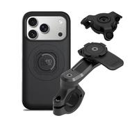 QUAD LOCK Soporte de Teléfono para Manillar de Moto Pro con Amortiguador de Vibraciones y Funda mag para iPhone 17 Pro
