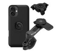 QUAD LOCK Soporte de Teléfono para Manillar de Moto Pro con Amortiguador de Vibraciones y Funda mag para iPhone 16 Plus
