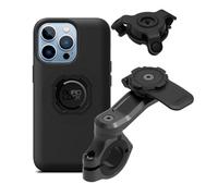 QUAD LOCK Soporte de Teléfono para Manillar de Moto Pro con Amortiguador de Vibraciones y Funda mag para iPhone 13 Pro
