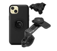 QUAD LOCK Soporte de Teléfono para Manillar de Moto Pro con Amortiguador de Vibraciones y Funda mag para iPhone 15 Plus