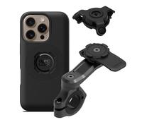 QUAD LOCK Soporte de Teléfono para Manillar de Moto Pro con Amortiguador de Vibraciones y Funda mag para iPhone 16 Pro