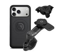 QUAD LOCK Soporte de Teléfono para Manillar de Moto Pro con Amortiguador de Vibraciones y Funda mag para iPhone 17 Pro MAX