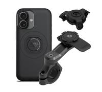 QUAD LOCK Soporte de Teléfono para Manillar de Moto Pro con Amortiguador de Vibraciones y Funda mag para iPhone 17