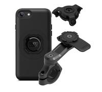 QUAD LOCK Soporte de Teléfono para Manillar de Moto Pro con Amortiguador de Vibraciones y Funda mag para iPhone SE (3ª / 2ª Gen) y 8/7