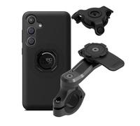 QUAD LOCK Soporte de Teléfono para Manillar de Moto Pro con Amortiguador de Vibraciones y Funda mag para Galaxy S24+