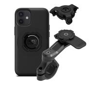 QUAD LOCK Soporte de Teléfono para Manillar de Moto Pro con Amortiguador de Vibraciones y Funda mag para iPhone 12 Mini