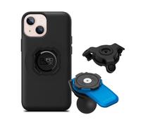 QUAD LOCK Soporte de Teléfono para Motocicleta con Adaptador de Bola de 1" y Amortiguador de Vibraciones con Funda mag para iPhone 13 Mini