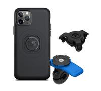 Quad Lock Soporte de teléfono para motocicleta en espejo con amortiguador de vibración y estuche MAG para iPhone 11 Pro
