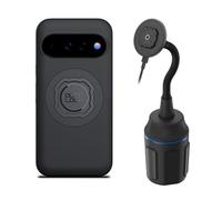 Quad Lock - Soporte de teléfono para portavasos con Funda mag Pixel 11 y Cabezal de Carga inalámbrico mag (V2)