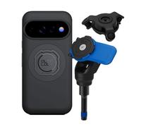 Quad Lock Soporte de Teléfono para Tornillo de Abrazadera de Manillar de Moto con Amortiguador de Vibraciones y Funda mag para Pixel 11 Pro