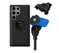 QUAD LOCK Soporte de Teléfono para Tornillo de Abrazadera de Manillar de Moto con Amortiguador de Vibraciones y Funda mag para Galaxy S23 Ultra
