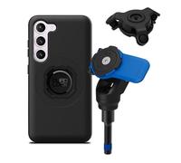 QUAD LOCK Soporte de Teléfono para Tornillo de Abrazadera de Manillar de Moto con Amortiguador de Vibraciones y Funda mag para Galaxy S23
