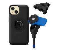 QUAD LOCK Soporte de Teléfono para Tornillo de Abrazadera de Manillar de Moto con Amortiguador de Vibraciones y Funda mag para iPhone 15