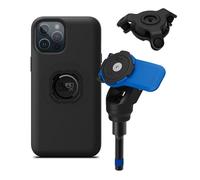 QUAD LOCK Soporte de Teléfono para Tornillo de Abrazadera de Manillar de Moto con Amortiguador de Vibraciones y Funda mag para iPhone 12 Pro MAX