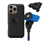 QUAD LOCK Soporte de Teléfono para Tornillo de Abrazadera de Manillar de Moto con Amortiguador de Vibraciones y Funda mag para iPhone 16 Pro MAX
