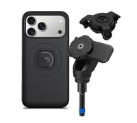 QUAD LOCK Soporte de Teléfono para Tornillo de Abrazadera de Manillar de Moto Pro con Amortiguador de Vibraciones y Funda mag para iPhone 17 Pro MAX