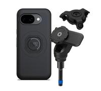 QUAD LOCK Soporte de Teléfono para Tornillo de Abrazadera de Manillar de Moto Pro con Amortiguador de Vibraciones y Funda mag para Pixel 10a