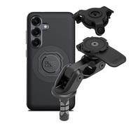 Quad Lock Soporte de Teléfono para Tubo de Dirección de Moto Pro con Amortiguador de Vibraciones y Funda mag para Galaxy S25