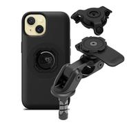 QUAD LOCK Soporte de Teléfono para Tubo de Dirección de Moto Pro con Amortiguador de Vibraciones y Funda mag para iPhone 15