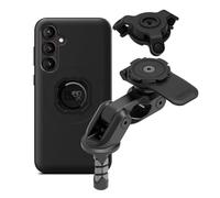 QUAD LOCK Soporte de Teléfono para Tubo de Dirección de Moto Pro con Amortiguador de Vibraciones y Funda mag para Galaxy S23 FE