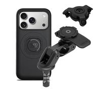 QUAD LOCK Soporte de Teléfono para Tubo de Dirección de Moto Pro con Amortiguador de Vibraciones y Funda mag para iPhone 17 Pro