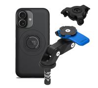 Quad Lock Soporte de Teléfono para Tubo de Dirección de Moto (V2) con Amortiguador de Vibraciones y Funda mag para iPhone 17
