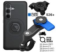 Quad Lock Soporte Móvil Para Moto Manillar Con Vibración MAG Galaxy S26+ Negro