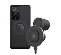 QUAD LOCK Soporte para Teléfono de Coche para Rejilla de Ventilación con Cabezal de Carga Inalámbrica mag V2 y Funda mag para Galaxy S21 Ultra