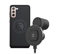 QUAD LOCK Soporte para Teléfono de Coche para Rejilla de Ventilación con Cabezal de Carga Inalámbrica mag V2 y Funda mag para Galaxy S21+